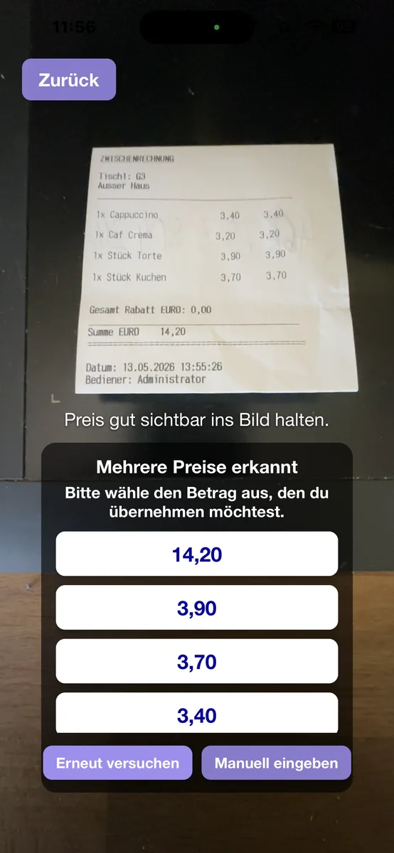Kamera Mehrfacherkennung