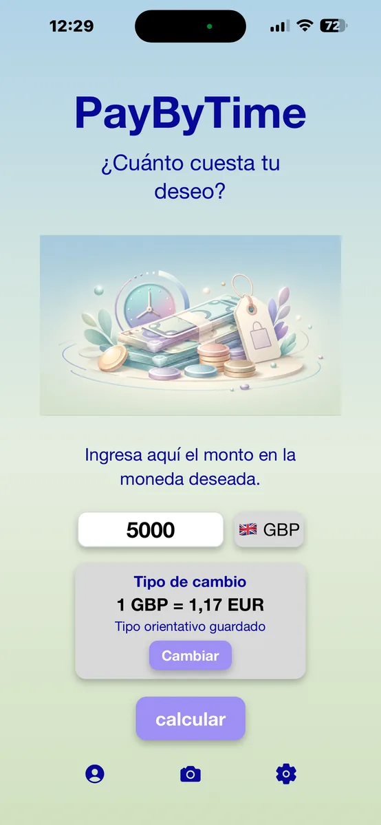 Importe deseado con moneda extranjera