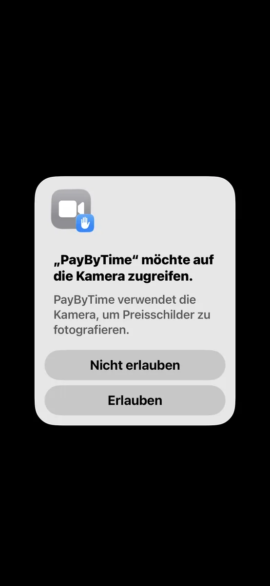 Autoriser l’accès à la caméra dans iOS