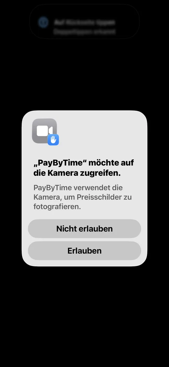 Permitir acesso à câmera no iOS